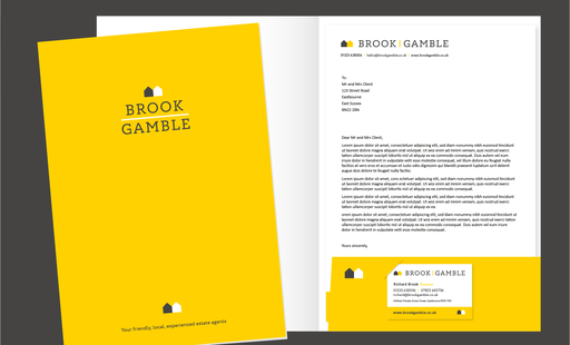 Amanda Ripley Design Eastbourne Estate Agency Folder design