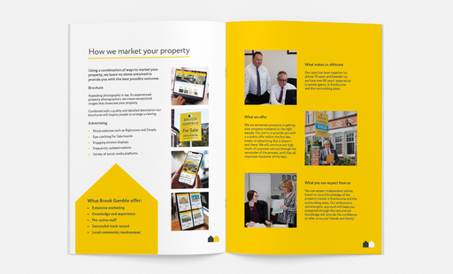 Estate Agent A4 brochure design