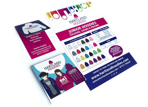 Promotional Marketing Post-It Notes, Flyer design, Business Card design